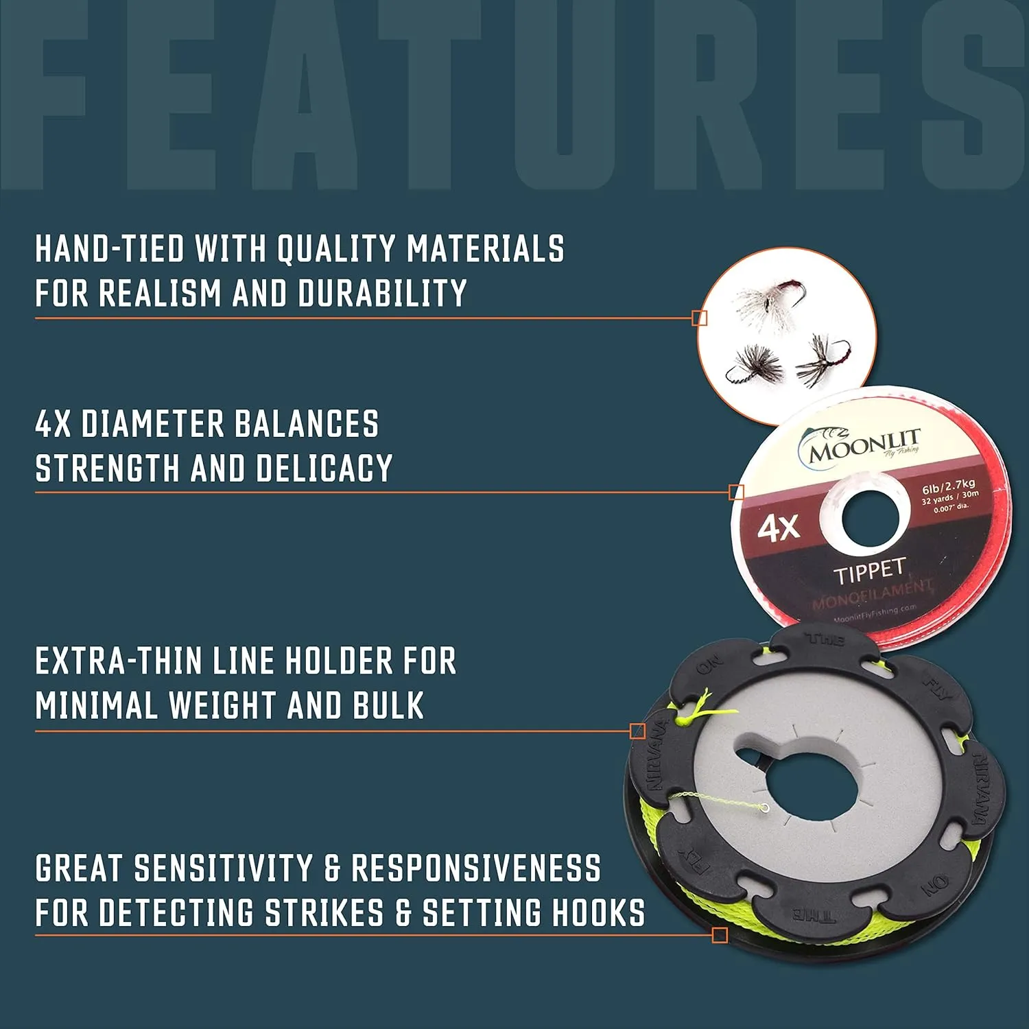 DRAGONtail Basic Tenkara Starter Kit with Premium Furled line (Rod not Included)