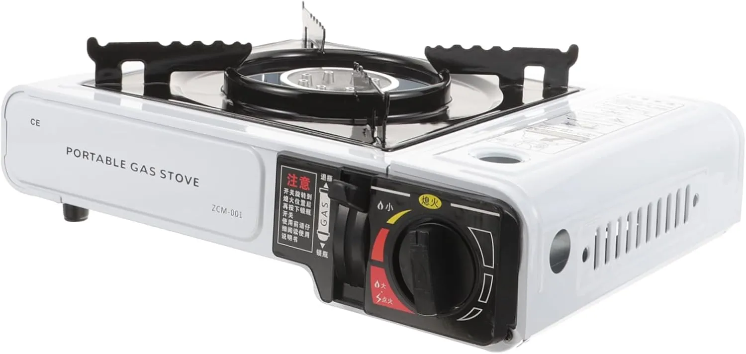 Dual-Burner Camping Stove Portable Gas Cooker for Picnic Camping Gas Stove Water Compact Stove Outdoor Supply