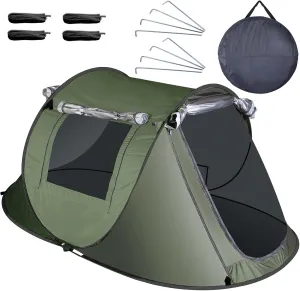 Easy Pop Up Tent, Waterproof Quick Setup Camping Tent Portable Pop-up Tent with Carrying Bag Instant Family Tents for Camping, Hiking, Traveling