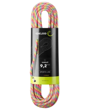 Edelrid Kinglet 9.2mm Dynamic Climbing Rope Snow 80m
