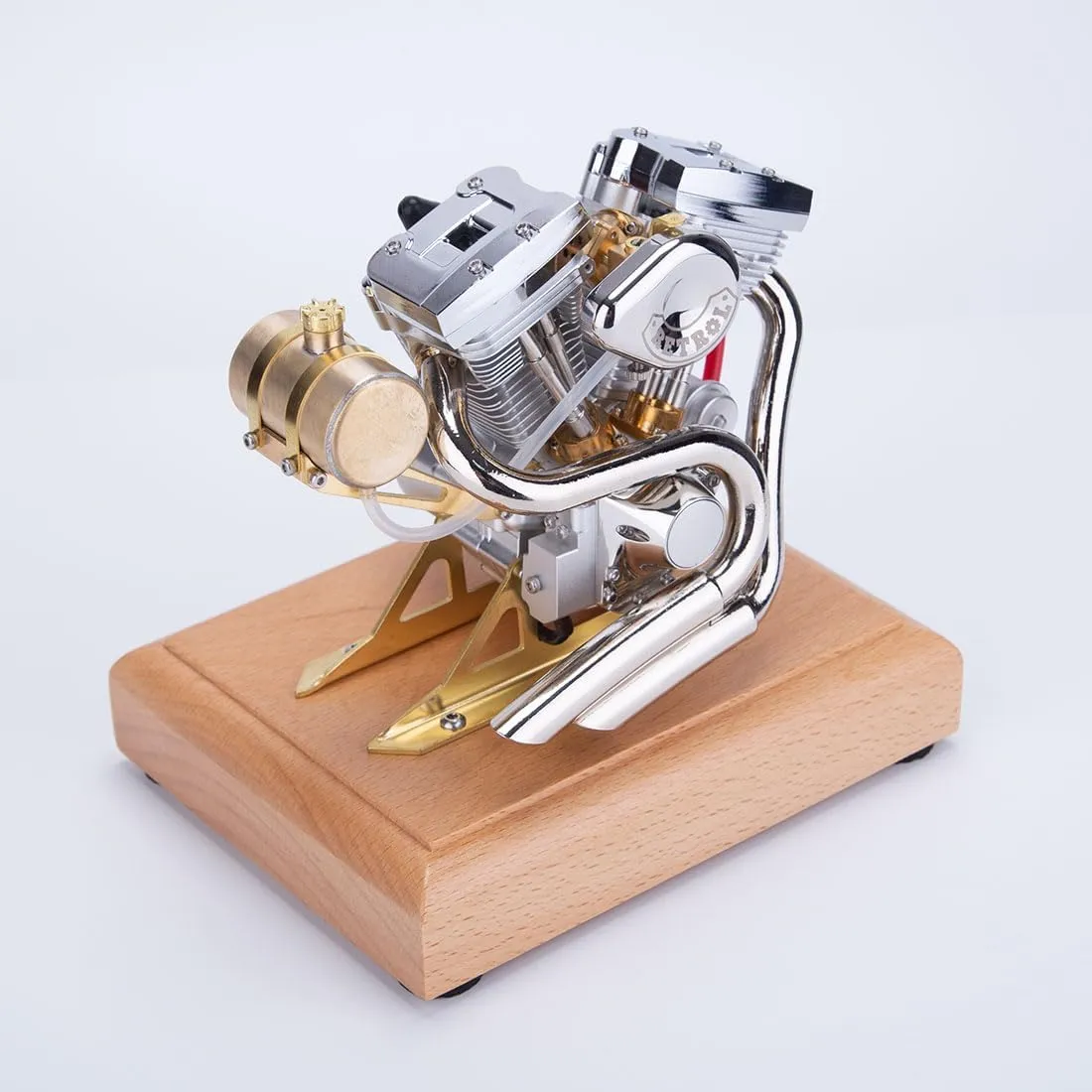 Engine Kit for Adults, Engine Model Kit That Runs, Engine Motor Model Educational Physics Experiment STEM Model - RTR