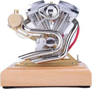 Engine Kit for Adults, Engine Model Kit That Runs, Engine Motor Model Educational Physics Experiment STEM Model - RTR