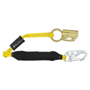 FallTech 8353LT Manual Rope Adjuster with 3' FT Basic® Soft Pack Energy Absorbing Lanyard (each)