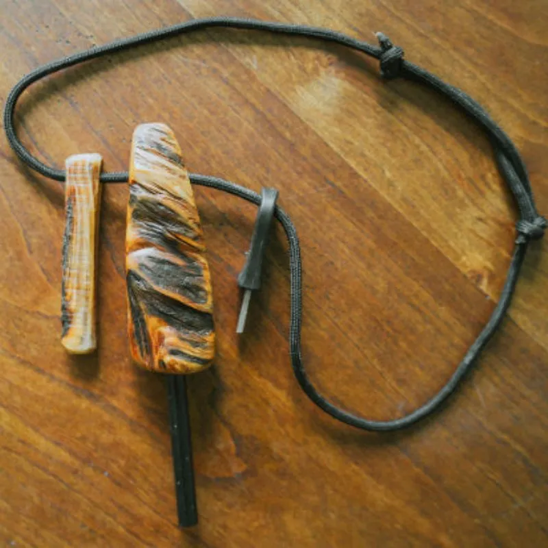 Fatwood Fire Steels 5/16" Ferro Rod - Character Edition