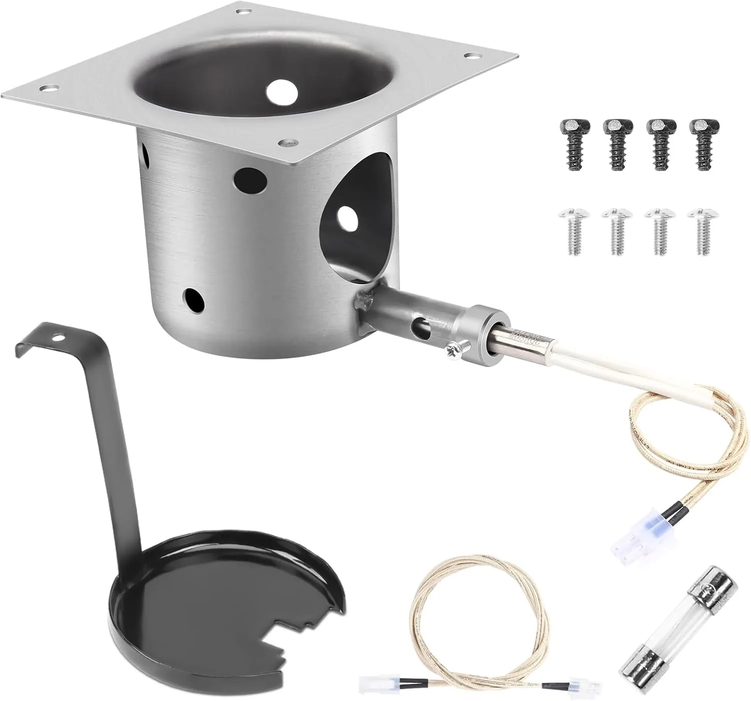 Fire Burn Pot and D2 Hot Rod Igniter Kit for Traeger Pro 575 & 780, Ironwood 650 & 885, Timberline 850 DC &1300 DC Wood Pellet Grills with D2 Direct Drive and WiFIRE Technology