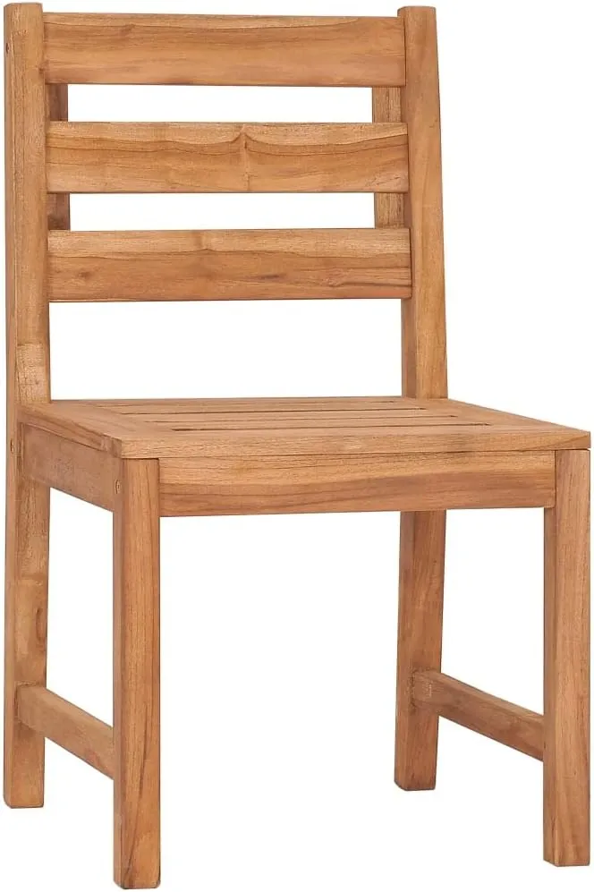 fire Pit Chairs,high Chair,Patio Furniture,Beach Chair,Patio Chairs 6 pcs Solid Wood TeakFor Gardens, patios, Balconies