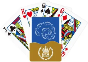 Fish Seafood Surround Food Royal Flush Poker Playing Card Game