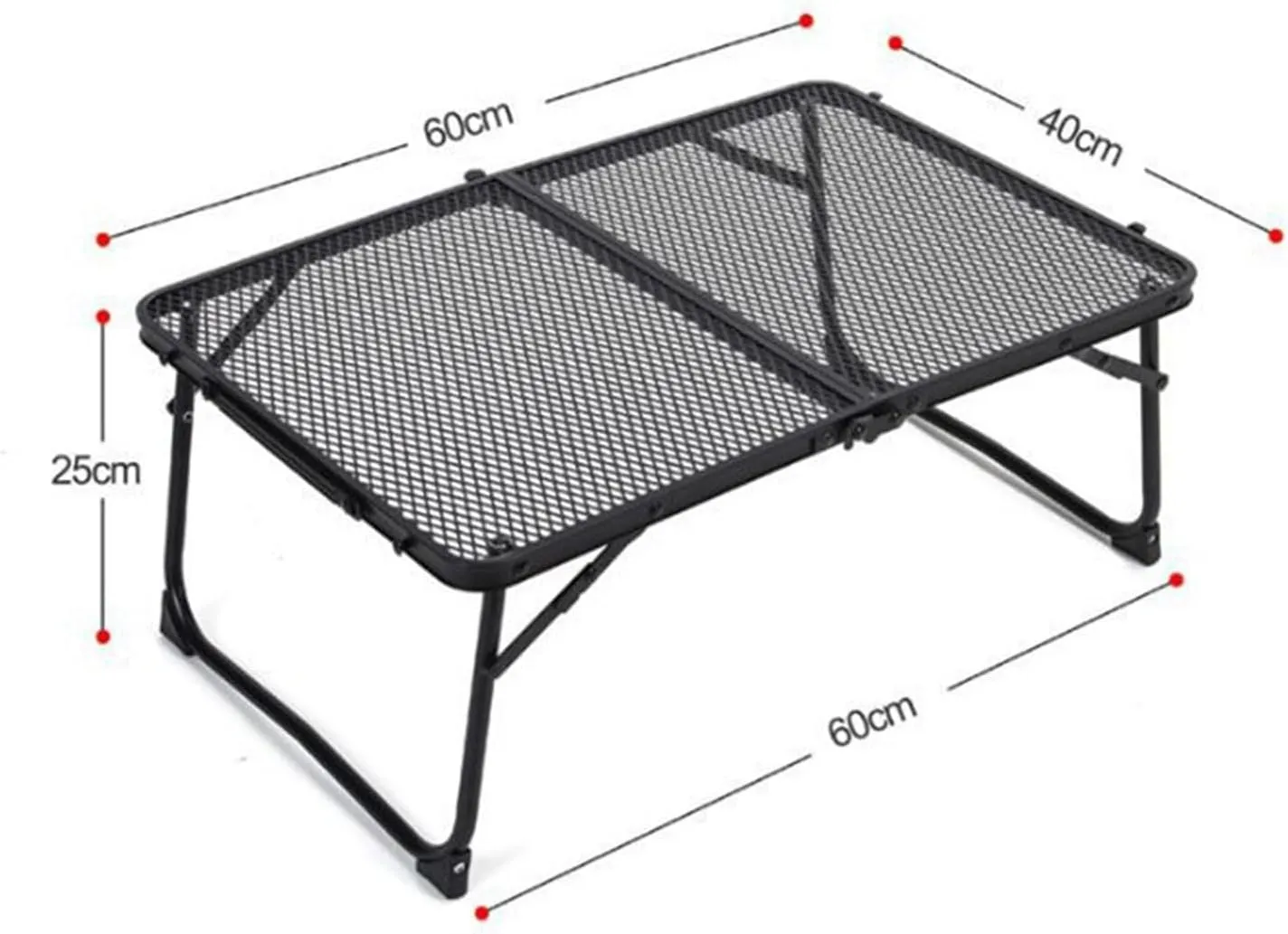 Foldable Camping Tables Aluminum Frame Lightweight Folding Table Compact Desk for Fishing BBQ