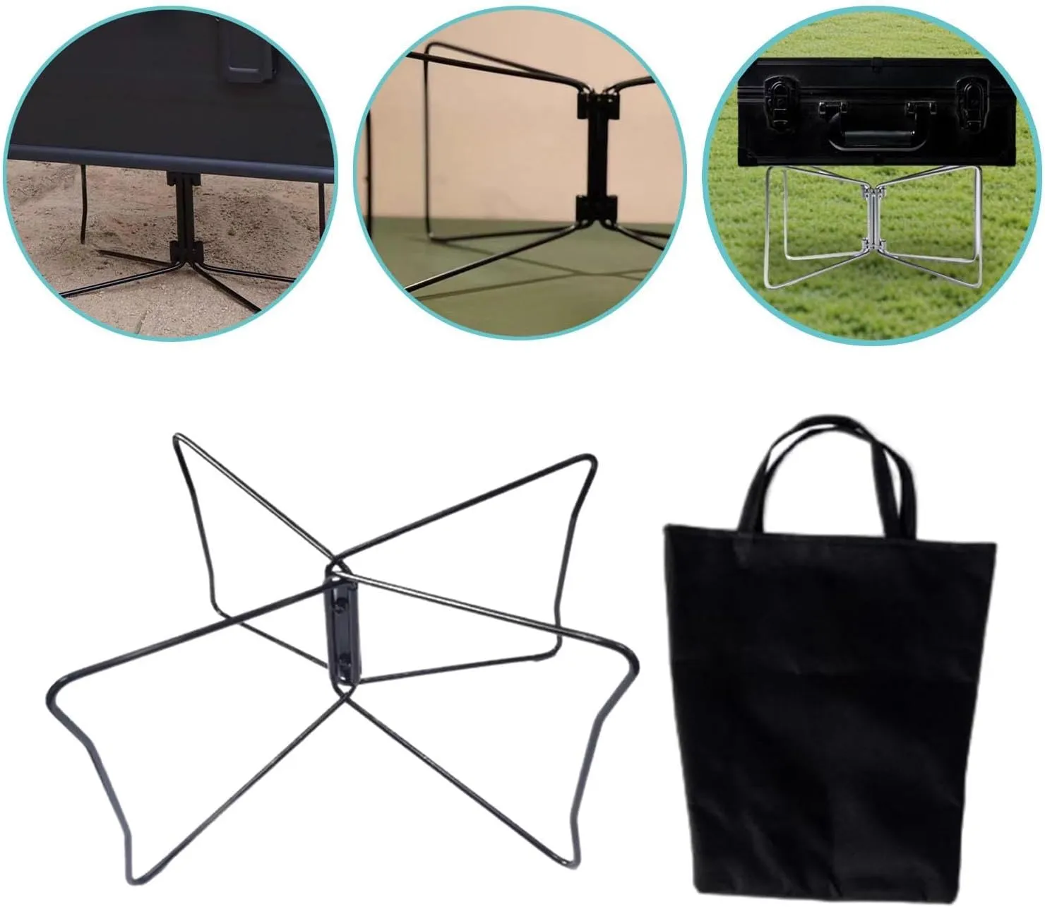 Foldable Cooler Stand Suitcase Rack Supplies Lightweight Universal Fridge Ice Box Holder Camping Furniture for BBQ Picnic