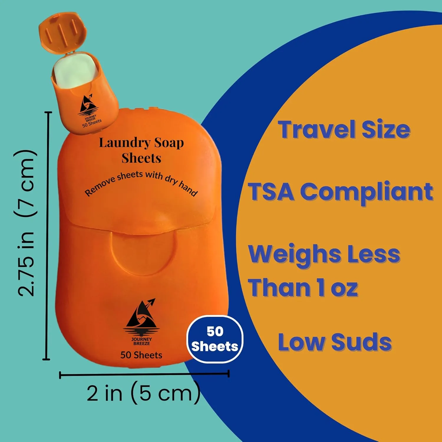 Foldable Laundry Bag with Laundry Detergent Sheets - Travel Detergent Soap for Portable Use - Dorm Essentials, Also for Camping, Hotels, Cruises for Easy Washing on the Go