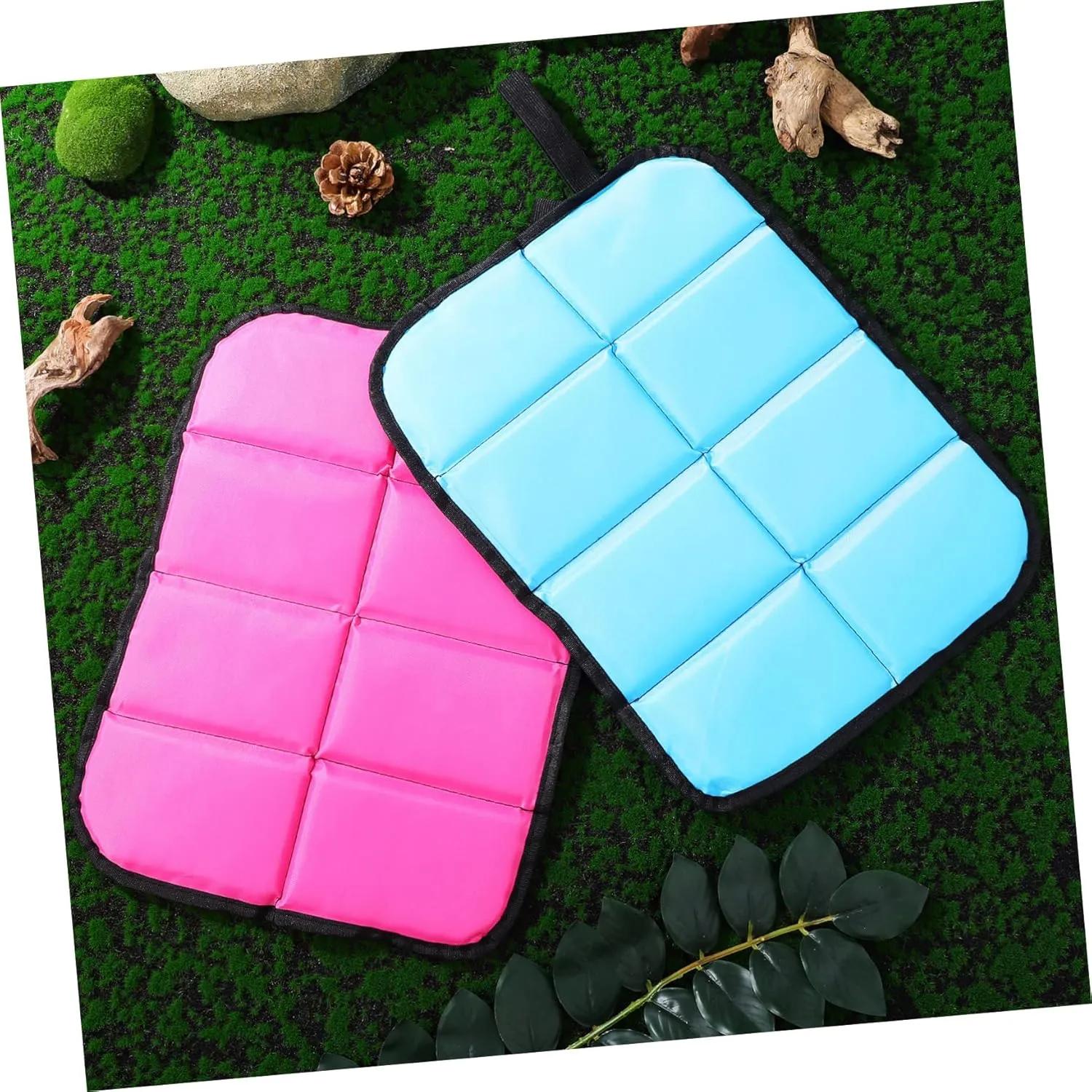 Foldable Outdoor Sitting Pads Cushions with Lining for Hiking Camping Beach and Events Lightweight Space