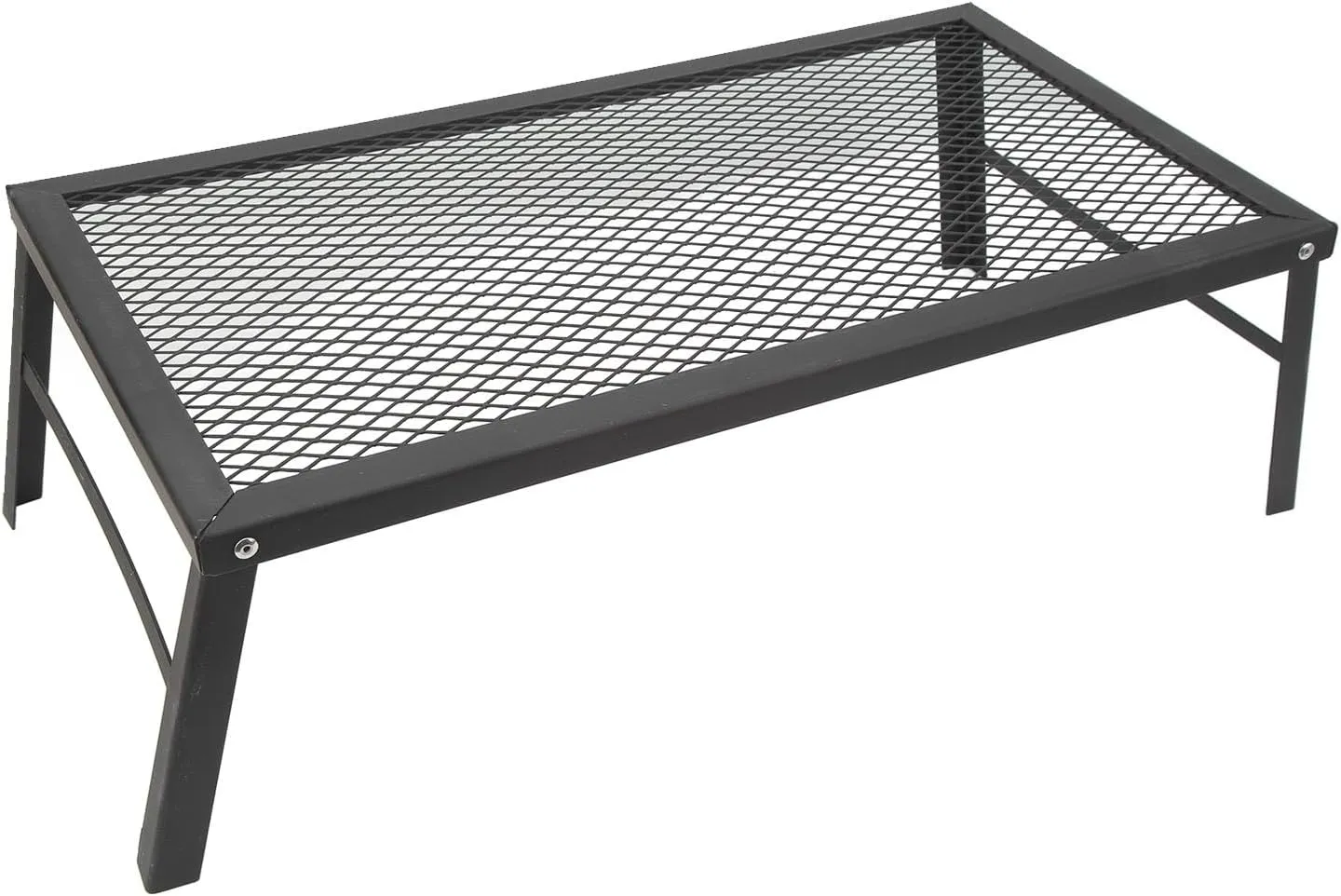 Folding Campfire Grill, Heavy Duty Iron Material Campfire Cooking Campfire Grill Waterproof Portable Camp Fire Cooking Rack for Barbecue Camping
