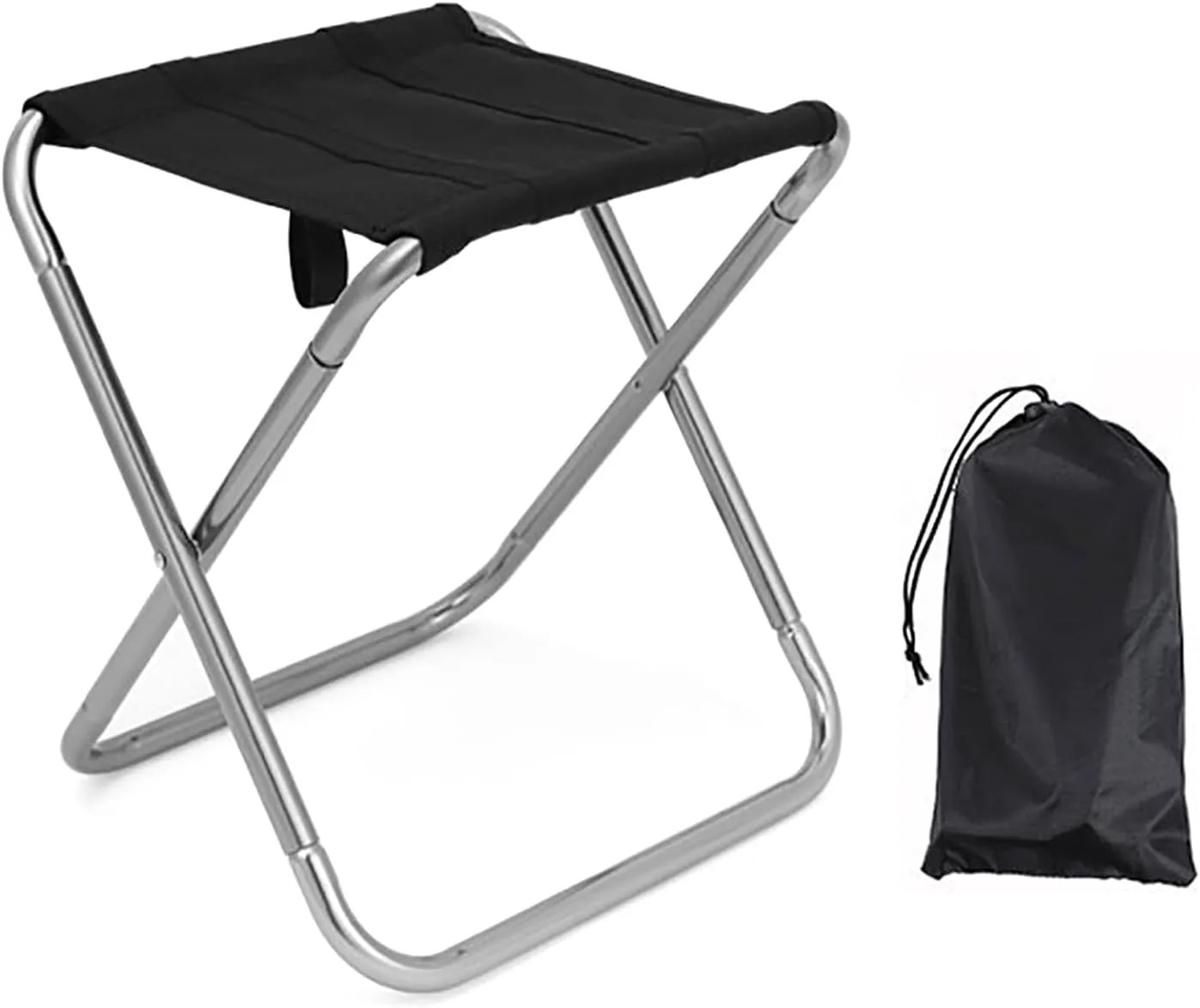 Folding Camping Stool Portable Seats Little Fishing Chair Foldable Camp Stool for Camping Fishing Hikings Gardenings Light Weights Camping Stool Outdoor Foldable Portable Folding Stool Fishing Chair