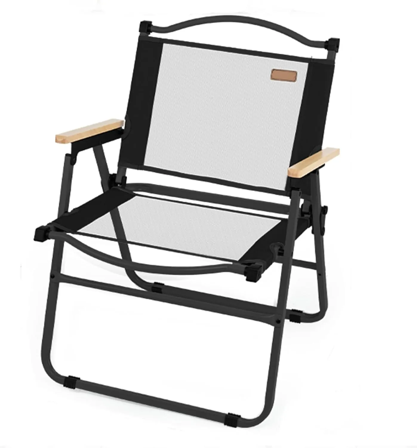 Folding Chair, Camping Chair 1/2/4 Piece Set Portable Mesh Breathable Back Chair Great for Camping Outdoor Use