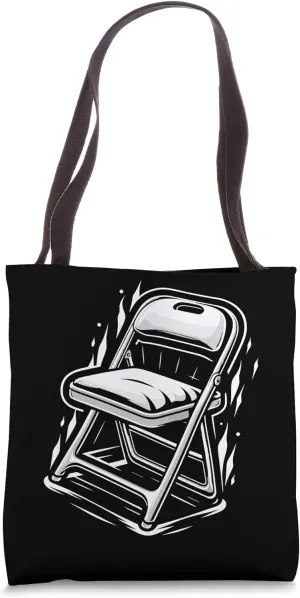 Folding Chair Simple and Bold Furniture Tote Bag