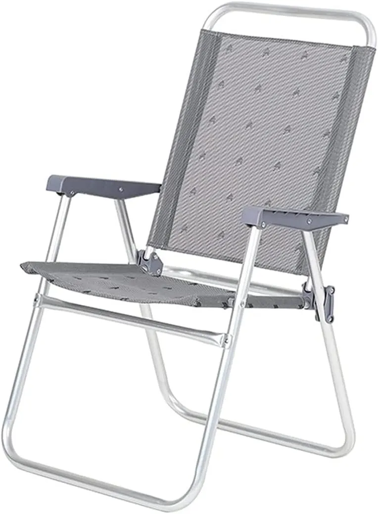 Folding Chairs Outdoor Camping Portable Folding Chair Beach Seat Lightweight Lazy Lunch Break Recliner for Fishing Travel Portable Camping Chair