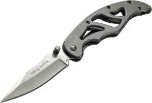 Folding Feather - The Ultimate Multi-Function Everyday Carry VG10 Pocketknife with Stainless Steel Frame Lock and Fire Starting Everspark Wheel Built Into the Handle