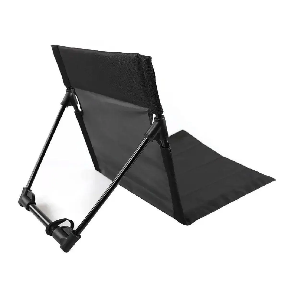 Folding Portable Camping Chair Lightweight Stool with Backrest Outdoor Bench