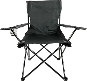 Folding Portable Outdoor Camping Chair[Large] (Black)