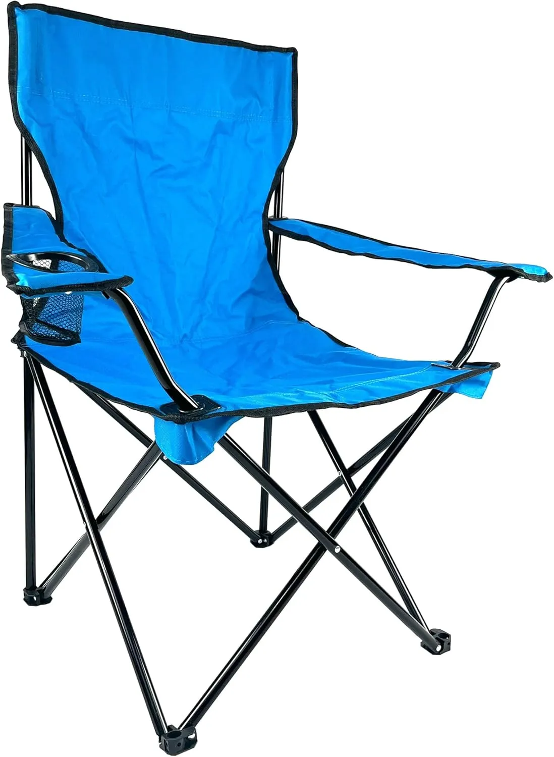 Folding Portable Outdoor Camping Chair[Large] (Blue)