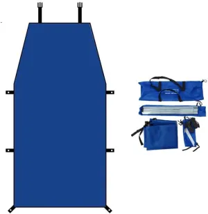 for Dacia Bigster/Dokker/Duster/Jogger/Lodgy/Sandero/Spring Camping Tarpaulin Car Awning Waterproof Hammock Rainproof Sunshade Rainproof Awning Outdoor,C Blue-S