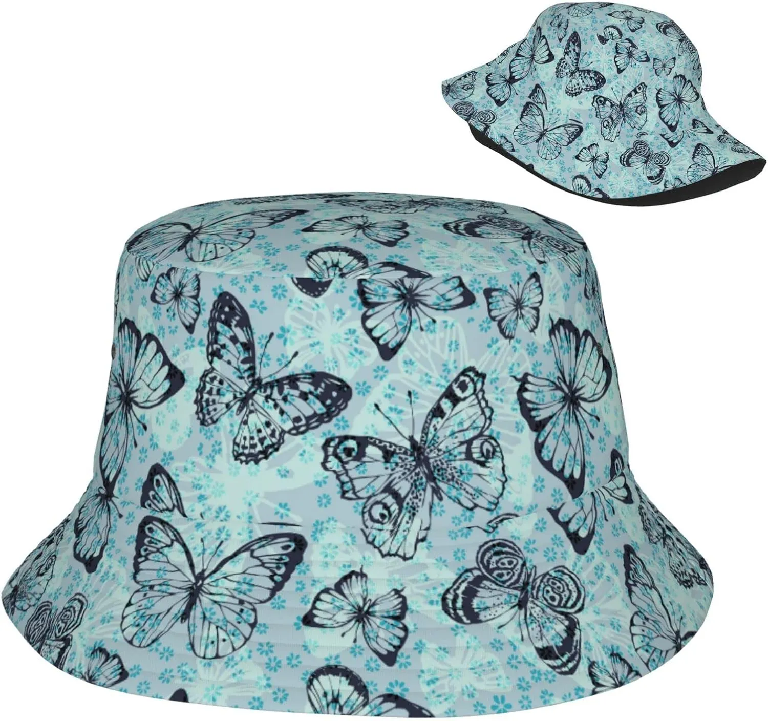 Frogs Bucket Hats for Women Summer Sun Beach Travel Outdoor Fishing Cap Men Bucket Hat