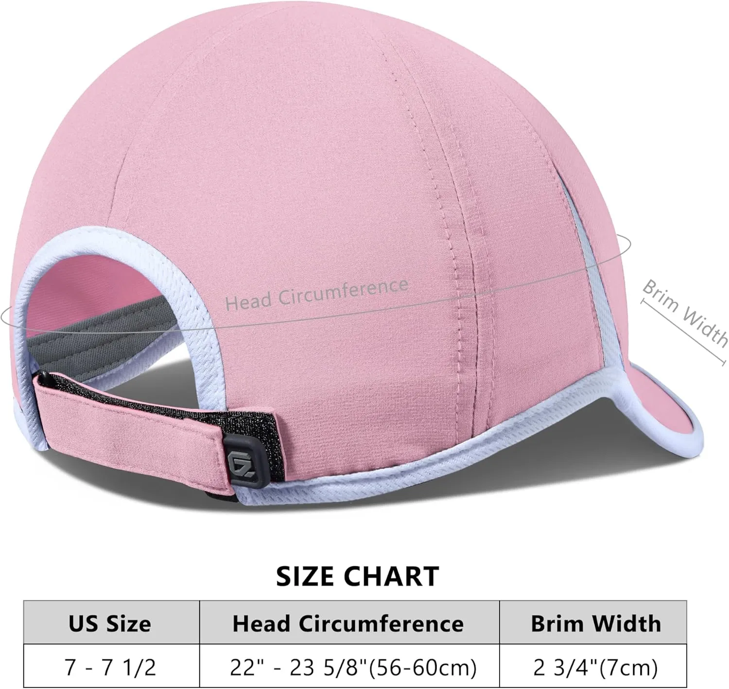 GADIEMKENSD Performance Running Hat, Stretchy Fabric with Vented Mesh for Outdoor Workouts