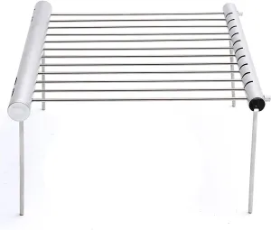Gas Grill Portable Stainless Steel BBQ Grill Folding Mini Pocket Barbecue Accessories for Home Park Use Camping