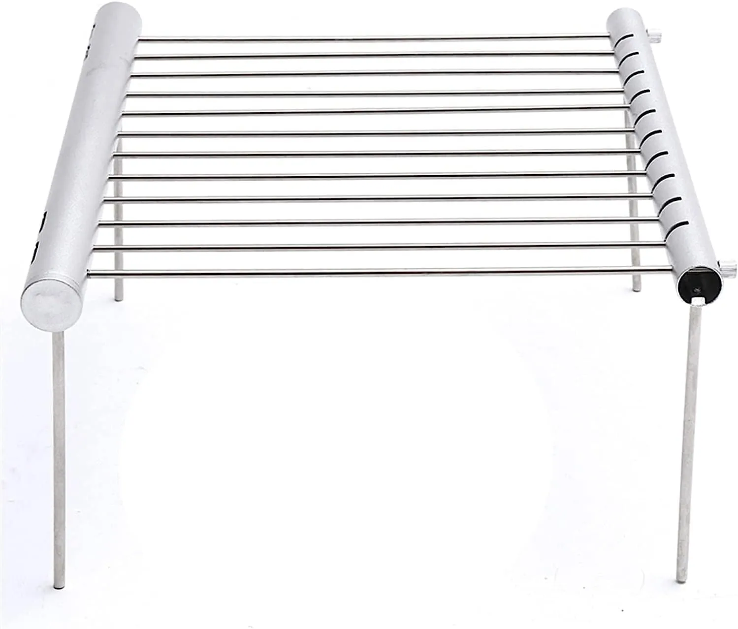 Gas Grill Portable Stainless Steel BBQ Grill Folding Mini Pocket Barbecue Accessories for Home Park Use Camping