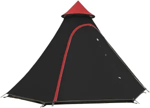 GeRRiT Waterproof Camping Pyramid Teepee Tent Adult Tipi Tent Waterproof Double Layers Indian Tent Yurt Tent Tower Post Bell Tent for Outdoor Family Trip