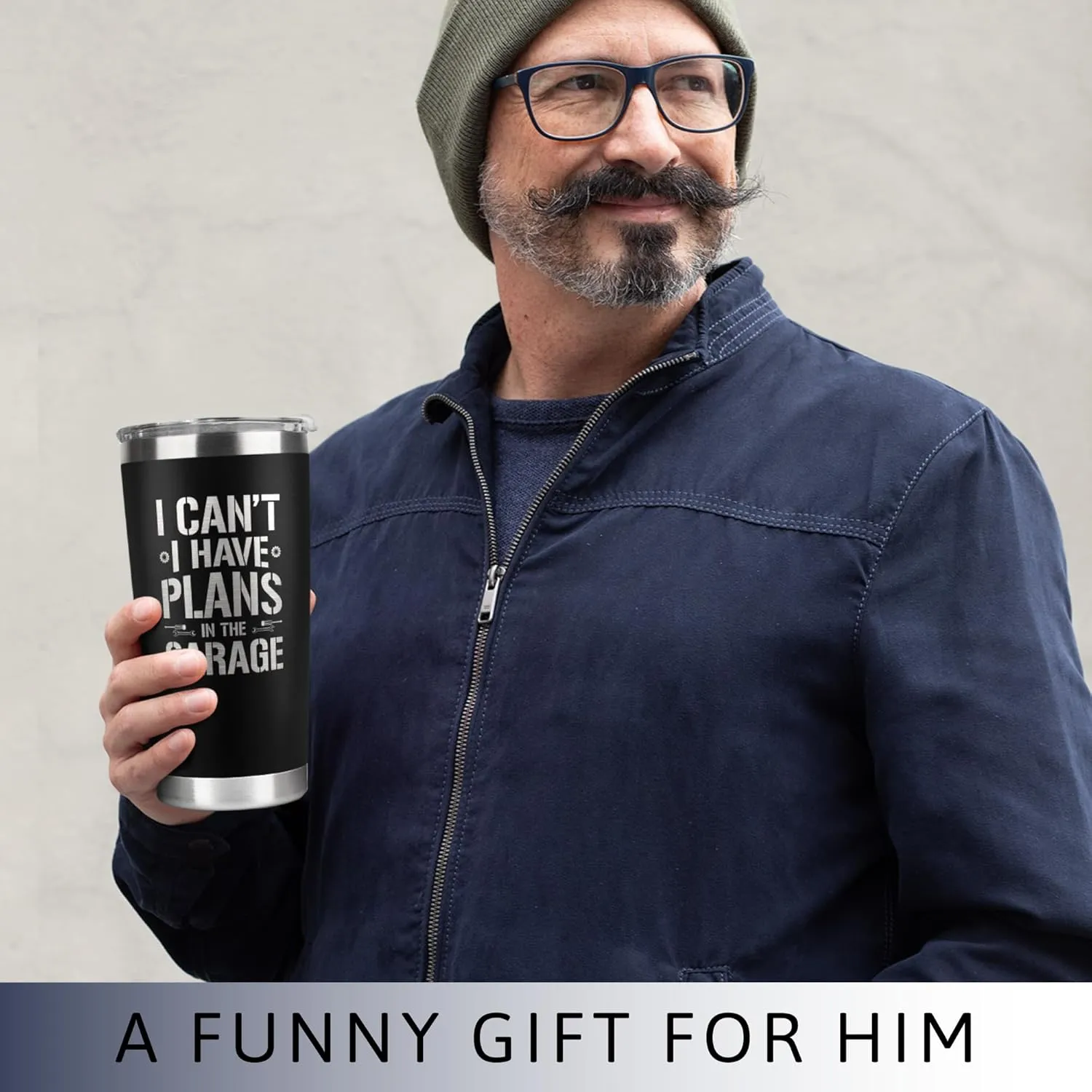 Gifts for Men - Fathers Day Gift for Dad, Grandpa, Uncle, Husband - Anniversary, Birthday, Christmas Gifts for Men, Him - Funny Mens Gift Ideas Unique - 20 Oz Stainless Steel Tumbler