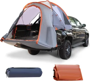 Goplus Waterproof Pickup Truck Bed Tent, 6.4-6.7 Inches, 2 Person, Removable Rainfly, Carry Bag, Mesh Window, Portable Full Size Regular Bed Truck Tent for Camping, Traveling Hiking