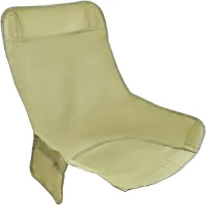 GORGECRAFT Medium Size Camp Chair Replacement Fabric Oxford Cloth Outdoor Folding Chair Seat Replacements Dark Green Waterproof High Back Camping Chair Cover for Hiking Backpacking Sports