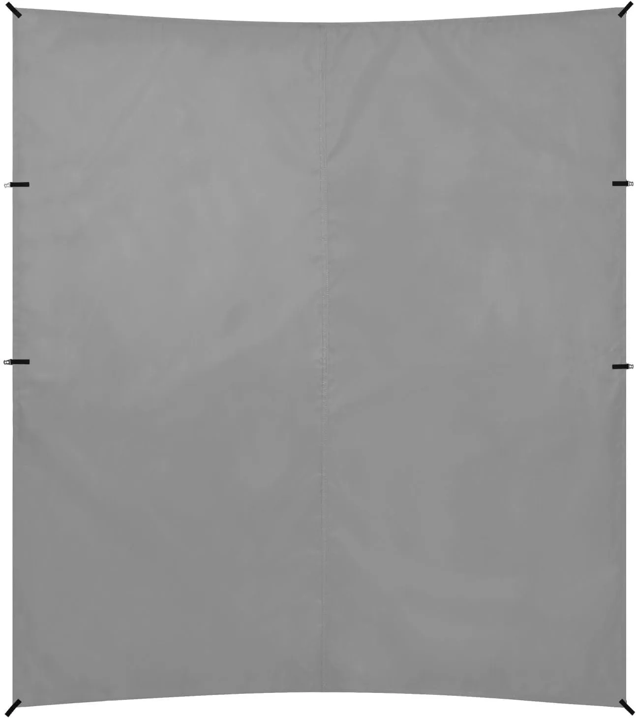 Gray Neutral Solid Color Pure Plain Stable Beach Tent UPF50  Waterproof Portable Sunshade with Sandbags and Shovel for Camping, Fishing, Backyard Fun