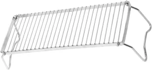 Happyyami Outdoor Camping Barbecue Rack Stainless Steel Grill Grate Portable Cooking Support for Outdoor Cooking for Camping and Activities