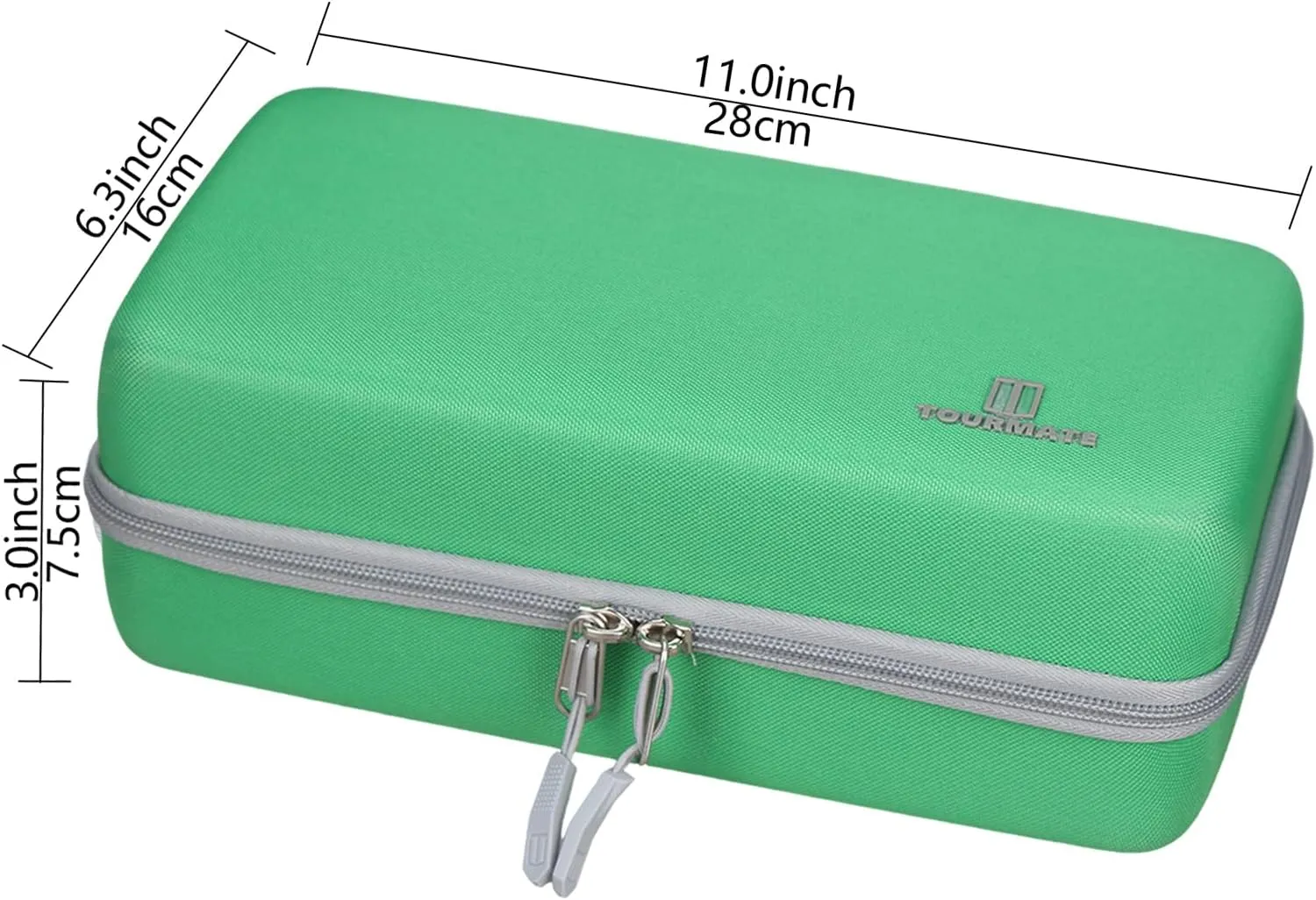 Hard Case for Halo Bolt Air  55500mAh/58830 mWh/44400 mWh Portable Emergency Power, Travel Case for Halo Bolt Compact Portable - Vehicle Jump Starter with Air Compressor (Box Only) (Green)