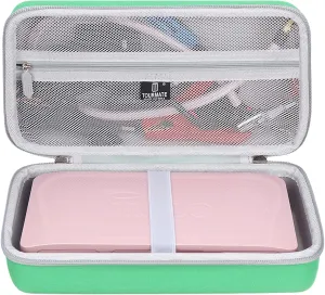 Hard Case for Halo Bolt Air  55500mAh/58830 mWh/44400 mWh Portable Emergency Power, Travel Case for Halo Bolt Compact Portable - Vehicle Jump Starter with Air Compressor (Box Only) (Green)