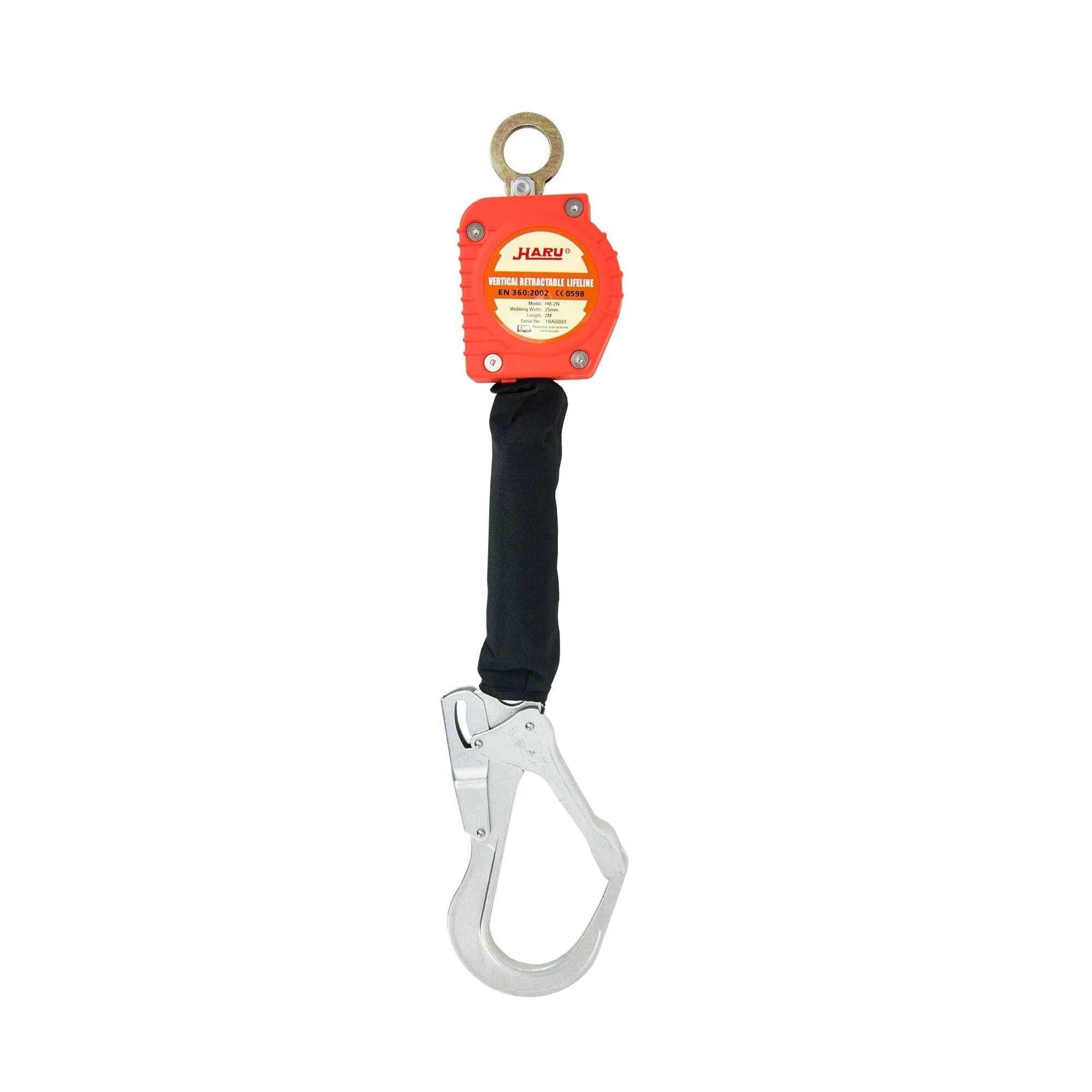 Haru HB-2N N Personal Fall Limiter with Fall Factor 2 & Shock Absorber (EN360, VG11)
