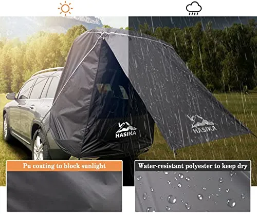 Hasika Tailgate Shade Awning Lightweight Tent Car Camping