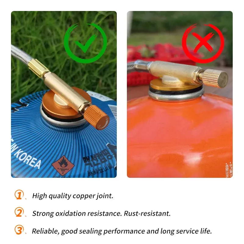 Head Gas Stove - Folding Burners for Camping and Backpacking