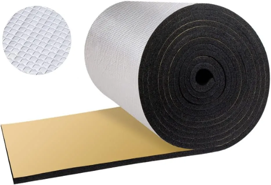 Heat Sound Deadening Insulation Mat-394mil 16.36sqft Car Sound Deadening Mat,Automobile Insulation Sound Deadener for Car Hood Trim Roof Door (394mil/ 40"x60"(16.36sqft))
