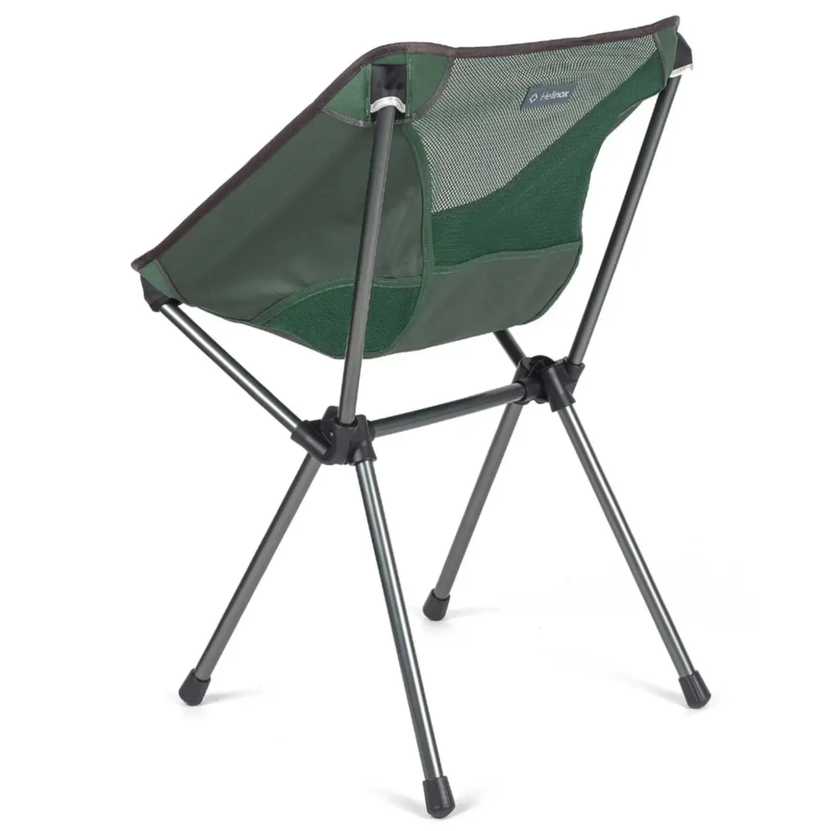 Helinox Cafe Chair - Light and Compact Camping Chair - Forest Green / Steel Grey
