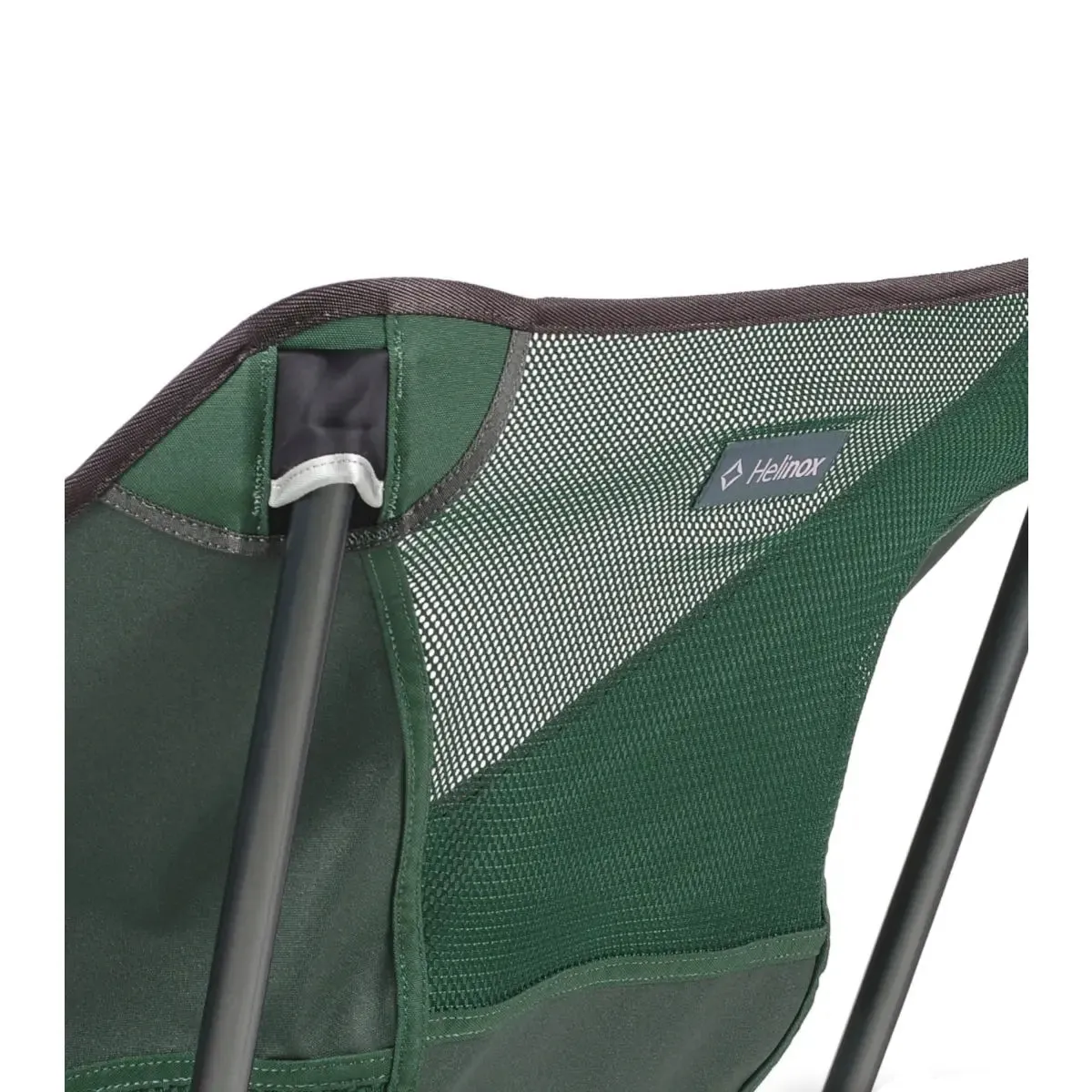 Helinox Cafe Chair - Light and Compact Camping Chair - Forest Green / Steel Grey