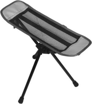 Hemoton Portable Folding Outdoor Footrest Stool Ultralight Camping Chair for Fishing Picnics Relaxation Ergonomic Design Quick Setup Durable Construction
