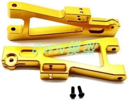 Hockus Accessories JLB Racing Cheetah 1/10 Brushless RC Car Spare Parts Metal Upgrades Parts Combiner Shock Absorber Drive Shaft Rod arm Steering - (Color: Lower arm)