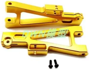 Hockus Accessories JLB Racing Cheetah 1/10 Brushless RC Car Spare Parts Metal Upgrades Parts Combiner Shock Absorber Drive Shaft Rod arm Steering - (Color: Lower arm)