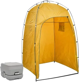 Home Sets with Portable Camping Toilet with Tent 10 10 L