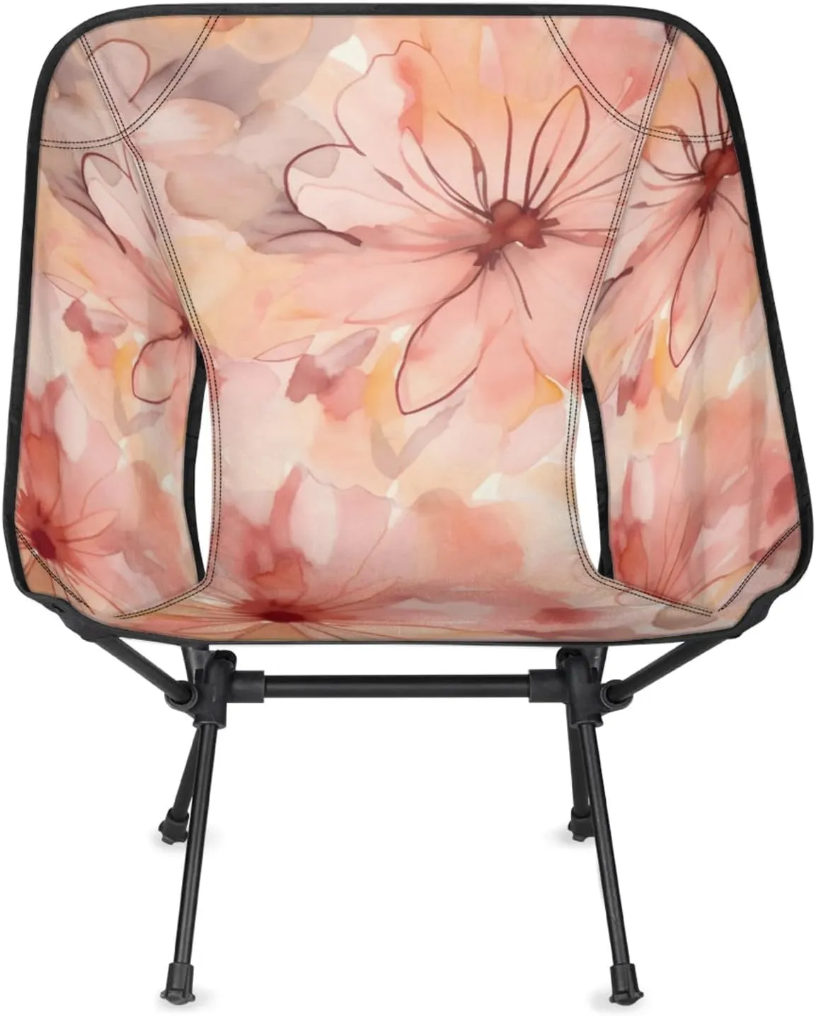 Honeybaby Folding Camping Chair Flower Abstract Camping Chairs Lightweight Portable Chair Outdoor Foldable Chairs for Camping Travel Picnic Beach Hiking