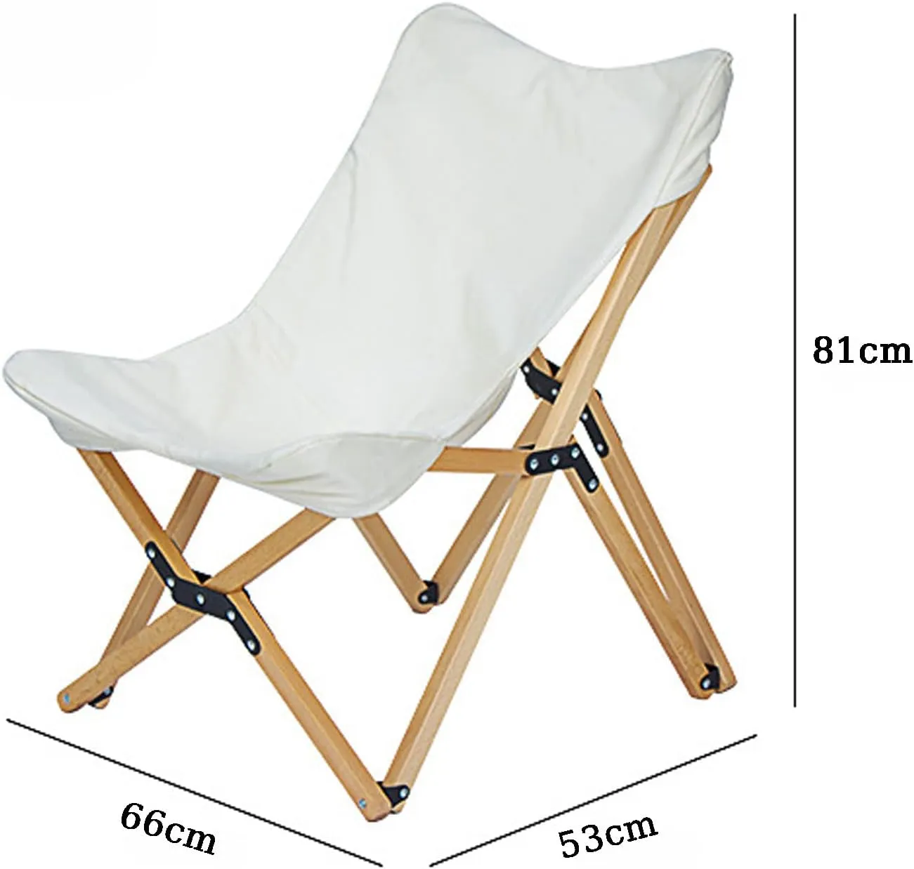 HUHJYUGE Outdoor Folding Chairs, Camping Folding Chair Heavy Duty, Folding Camping Chairs for Adults Lightweight, with Lumbar Support, for Beach, Fishing, Trip, Picnic, Lawn (C 58cm)