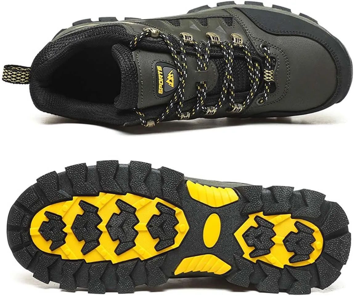 HYDLONGR Men's Women's Lightweight Waterproof Anti-Slip Hiking Shoes Travel Camping Shoes Walking Shoes